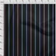 thumbnail image 4 of oneOone Cotton Jersey Medium Blue Fabric Geometrical Stripes Sewing Craft Projects Fabric Prints By Yard 58 Inch Wide, 4 of 4