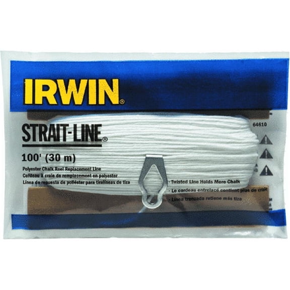 Irwin 1932893 100' Polyester Replacement Chalk Line