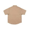 thumbnail image 2 of Burnside B19486247 Baja Short Sleeve Fishing Shirt, Sand - 2XL, 2 of 2