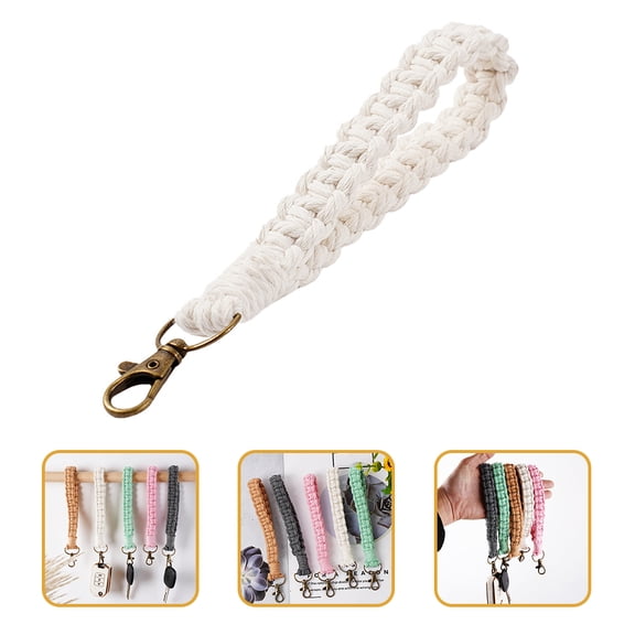 Raindrops wrist strap for keys Wrist Strap Cotton Rope 1Pack