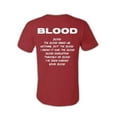 thumbnail image 2 of BLOOD T-Shirt - Red (XXL), 2 of 2