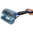 thumbnail image 3 of Azul - Recogedor para perros, mango resistente de 70 cm de largo, pinzas dentadas para limpiar excrementos de perros y gatos en exteriores e interiores., 3 of 5
