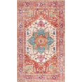 thumbnail image 3 of Washable Runner Rug x Boho Vintage Hallway Rug Runner with Rubber Backing Stain Low Pile Faux Wool Distressed Carpet Runner for Bedroom Kitchen Laundry Entrance, 3 of 9
