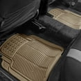 thumbnail image 6 of FH Group Trimmable Rubber Beige Car Floor Mats, Universal Fit 4pc with Air Freshener, 6 of 7