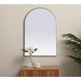 thumbnail image 7 of Metal Frame Arch Mirror 24x36 Inch in Black, 7 of 7
