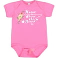 thumbnail image 3 of Inktastic Tennessee Home is Where The Heart is with Watercolor Floral Girls Baby Bodysuit, 3 of 5