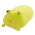thumbnail image 4 of Almohada bonita con relleno de animales, juguete de peluche, regalos de cumpleaños, almohada para dormir, almohada de Animal para escritorio, fiesta, Rana verde, 4 of 9