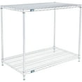 thumbnail image 3 of Nexel 2 Shelf Chrome ESD Wire Shelving Unit Starter 42""W x 21""D x 34""H, 3 of 3
