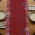 thumbnail image 5 of Table Runners 90 Inches Long Dress Scarves, Independence Day Farmhouse Coffee/Dining/Kitchen Table Runner for Living Room, Red Fireworks Blue Stars Sparklers US Flag 13x90 Inch, 5 of 9
