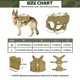 thumbnail image 2 of Arnés para perro de entrenamiento táctico militar K9 + chaleco de bolsa lateral suave grande negro bronceado esquí esquí Gafas de esquí, 2 of 5