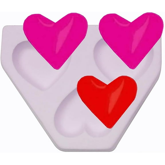 Three Heart Casting Glass Fusing Kiln Mold