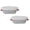 O682 Light Gray 10.2x5.5x3.7" 2Pack, variant on 2Pcs Bread Proofing Basket - Cotton Oval Banneton Basket Sourdough Proofing Baskets Round Proofing Bowls Handmade Rattan Baskets and Linersï¼10.2X5.5X3.7Inï¼Light Grayï¼ Happy 2026!