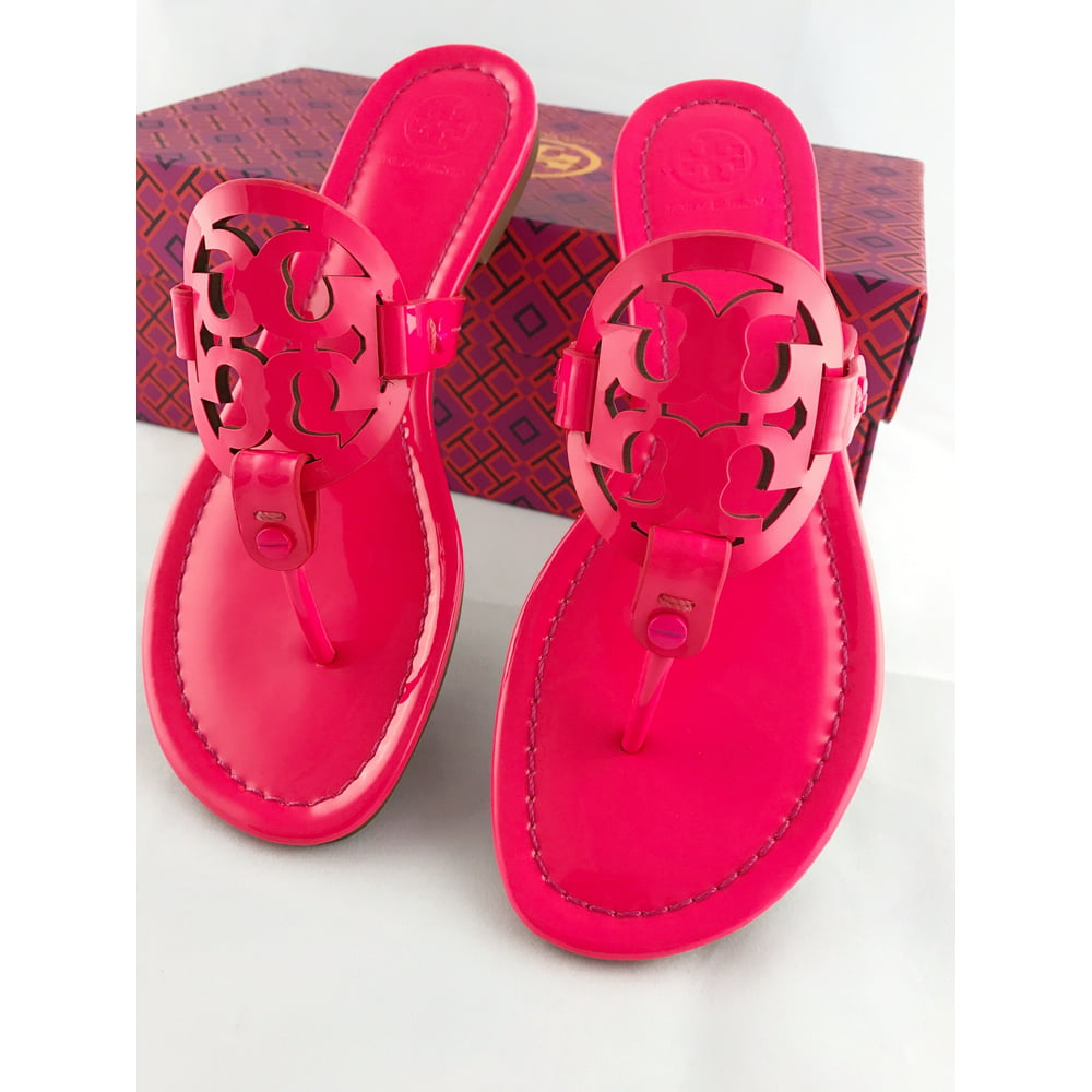 Tory Burch - Tory Burch Miller Sandals Thong Flip Flop Patent Leather