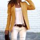 thumbnail image 4 of Trajes de chaqueta de mujer Blazers de negocios de manga larga Color sólido Cuello en V Traje diario FLhrweasw Para estrenar, 4 of 9