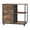 Brown-3 Drawer, variant on Ktaxon Rolling File Cabinet Under Desk Printer Stand with Shelves Adjustable, Mobile Lateral Filing Cabinet for Home Office, Fits Letter for Home Office, Brown