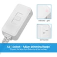 thumbnail image 4 of Interruptor de intensidad DEWENWILS para luces LED/CFL regulables, color blanco, 4 of 7