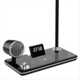 thumbnail image 4 of Lámpara de Escritorio Multifuncional con Carga Inalámbrica para Teléfono, Bluetooth, Sonido Ambiental, Luz , Reloj, Lámpara de Escritorio de Lectura, Color ., 4 of 5