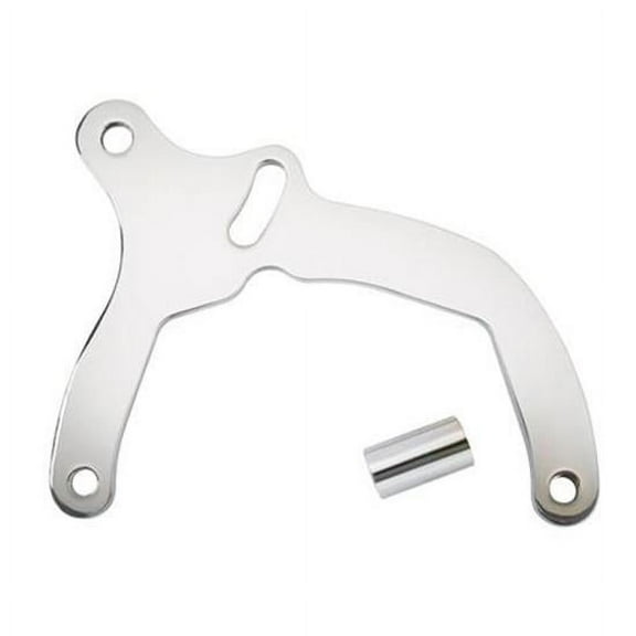Big Block Chevy Lower Alternator Bracket, Chrome