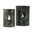 thumbnail image 3 of Votive Candle Holder Christmas Tree Wreath Set of 2, 3 of 5