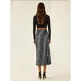 thumbnail image 4 of Leopard Print Midi Skirt, 4 of 5