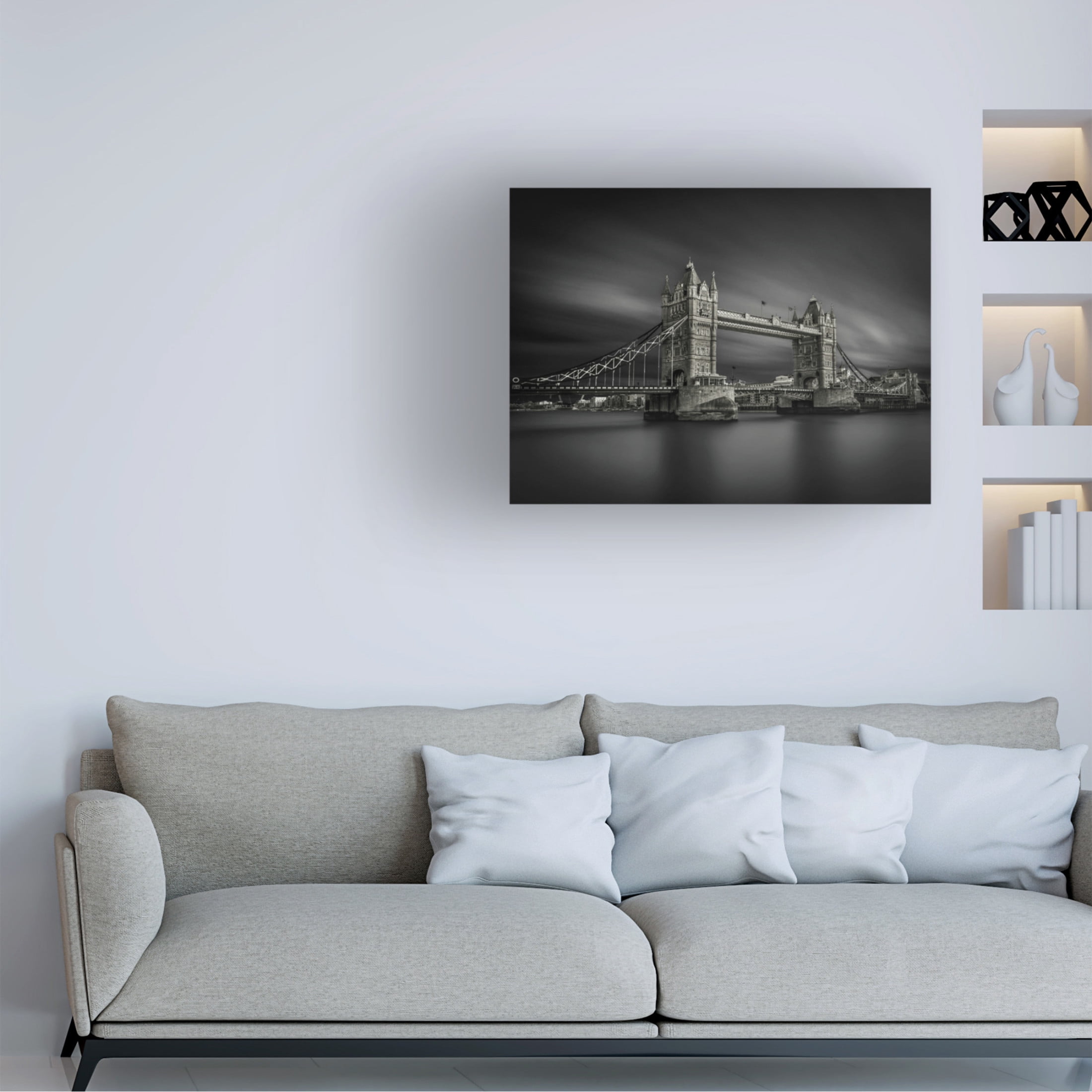 Trademark Fine Art Massimo Cuomo Tower Bridge, London. Canvas Wall Art