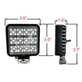 thumbnail image 2 of 3" High Output 12w Osram LED Exterior Interior Utility Work Light Flood Beam with Toggle Switch for Truck Trailer RV Marine 12-32 volts, 2 of 5