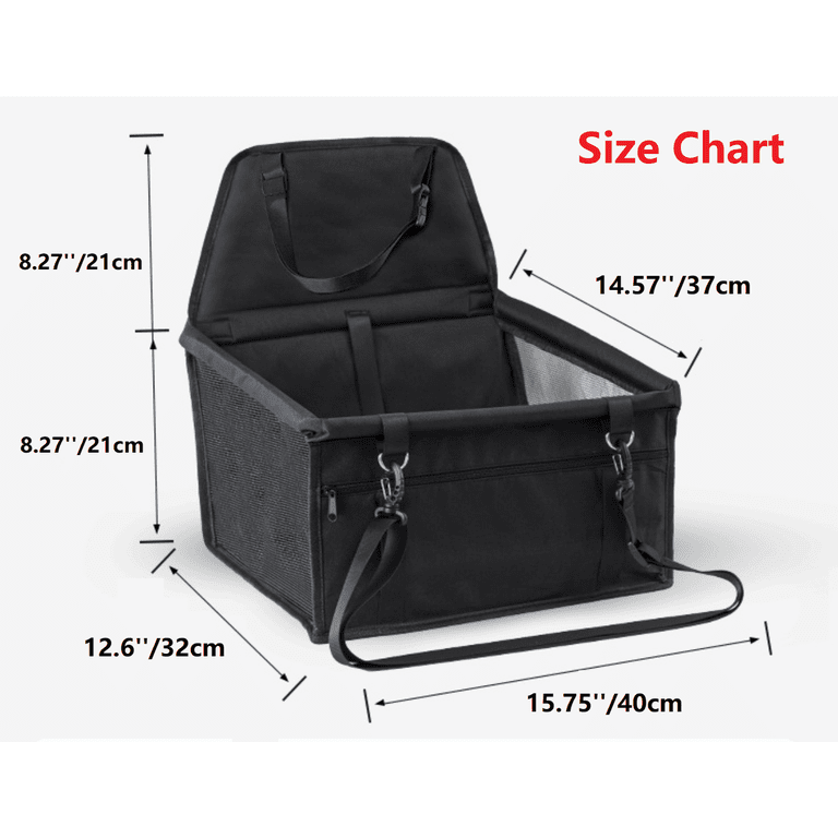 Pet Dog Cat Car Seat Booster, Foldable & Portable photo 4