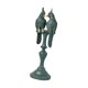 thumbnail image 5 of Adorno de pareja de loros, escultura decorativa, colección, regalo único para inauguración de la casa verde 85x85x28cm, 5 of 9
