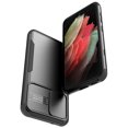 thumbnail image 7 of SaniMore for Samsung Galaxy S21 FE (6.4" 2021) Case, [Sliding Camera Window] Wireless Charging Shockproof Drop Resistant Hybird PC TPU Anti-slip Heavy Duty Protective Shell, Black, 7 of 7