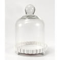 thumbnail image 1 of Weddingstar 9237 Miniature Glass Bell Jar with White Fluted Base, 1 of 6