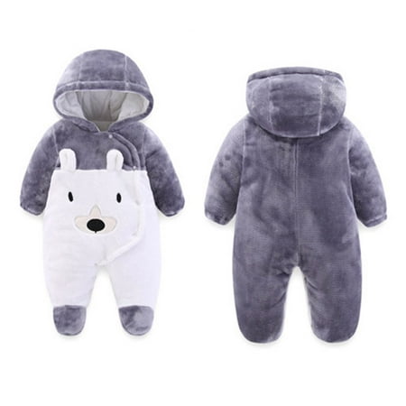 

LEEy-world Baby Boys Girls Cute Cartoon Animals Long Sleeve Patchwork Fleece Hooded 18months-baby Boy Clothes Summer