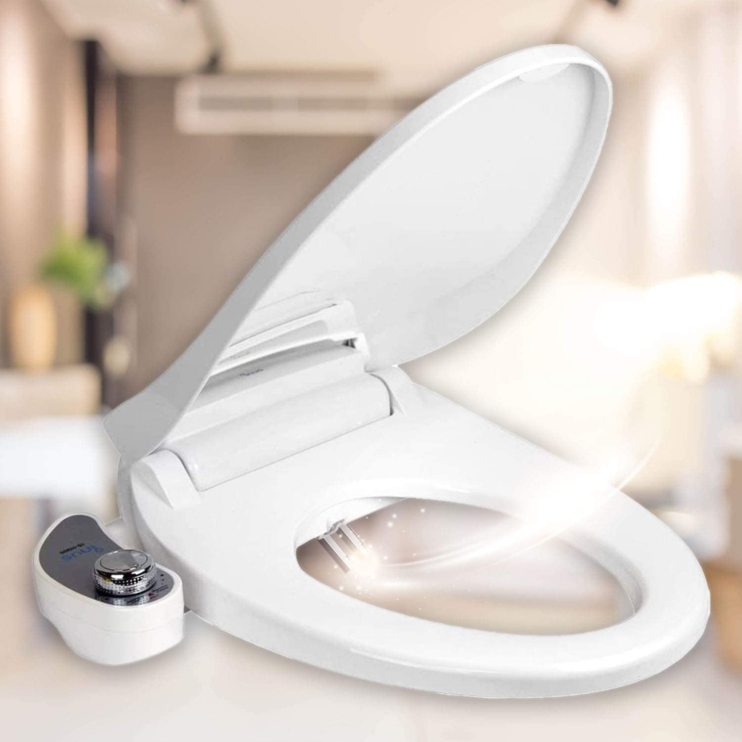 Inus Smart Mechanical Bidet with Dual Nozzle for Posterior and Feminine
