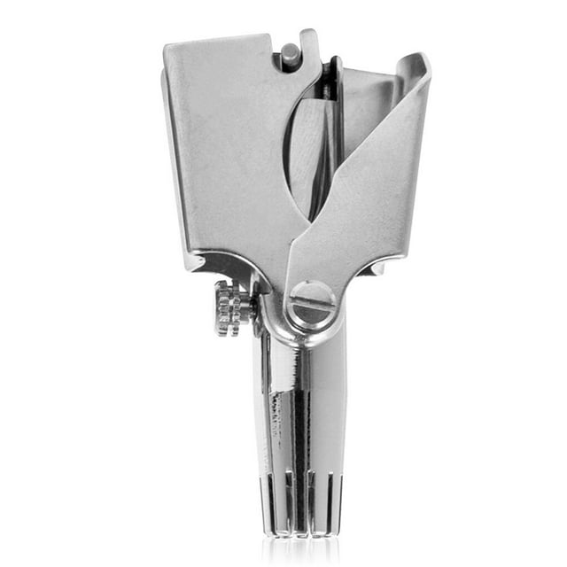 Redempat Tondeuse à Poils de Nez en Acier Voyage Hommes Femmes Retrait Réutilisable Lavable Rasoir Nasal Personnel Adultes Brillant 1Set