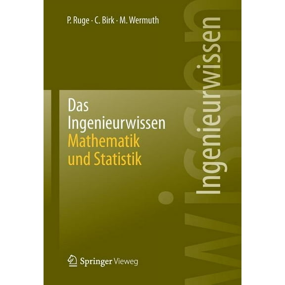 Das Ingenieurwissen: Mathematik Und Statistik, (Paperback)
