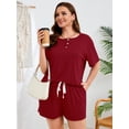 thumbnail image 5 of SHOWMALL Women's Plus outfit Sets, 5 of 7