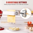 thumbnail image 3 of Pasta Maker Attachment 3 in 1 Set for All KitchenAid Stand Mixers Included Pasta Sheet Roller, Spaghetti Cutter, Fettuccine Cutter Maker Accessories and Cleaning Brush, 3 of 8