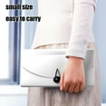 thumbnail image 4 of Mini Accordion File Folder, A6 Size Portable Document Organizer with 13 Pockets, Transparent Plastic Receipts and Bills Storage for Home Office, Travel, Tax Filing, Compact Expanding File Holder, 4 of 6