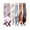 Multicolor-H, variant on 6 Pack Fashion Scarves for Women, Versatile Boho Head Scarf, Satin Scarf for Hair, Neck, Wrist, and Purse Accessories