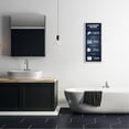 thumbnail image 2 of Stupell Industries Laundry Room Rules Sign Blue Grain Pattern Calligraphy Framed Wall Art, 13 x 30, Design by Melody Hogan, 2 of 5