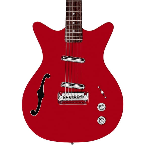 Danelectro Fifty Niner Semi-Hollow Electric Guitar Red Top