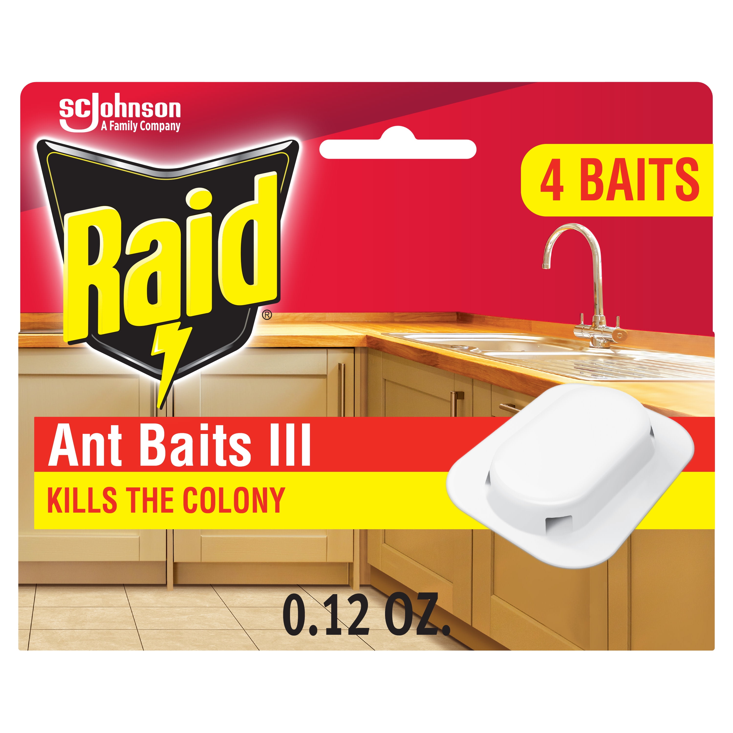 Raid Ant Baits III, 4 ct