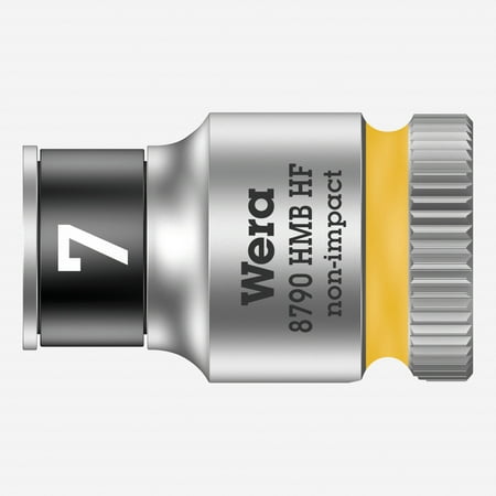 

Wera 003741 Zyklop Socket with 3/8 Drive with Holding Function - 7.0 mm