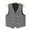 Grey, variant on Stylish Boys Formal Suit Vest Double Design Four Button Closure Versatile Attire for for Weddings and Parties