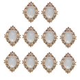 thumbnail image 1 of Botón De Cuentas Sunnimix 10 Piezas Reverso Plano Diamantes Imitación Crema, 1 of 8