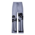 thumbnail image 4 of Pantalons Décontractés pour Hommes / Mode Décontractée Petite Impression et Poches Imprimées Pantalons à Lacets Grande Taille, 4 of 4