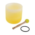 thumbnail image 4 of Cuenco Para De Cristal De Con Nota C De 7 Pulgadas Con Mazo Y Junta Tórica Instrumento De Rejación De Sonido, 5 Colores Para Elegir Amarillo CUTICAT Cuencos de cristal de cuarzo, 4 of 6