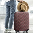 thumbnail image 2 of Red and Green Checkerboard Checkered Pattern Luggage Cover Fashion Suitcase Cover Baggage Covers Fit 25-28 Inch Luggage (Go Travel), 2 of 5