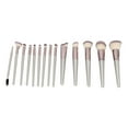 thumbnail image 1 of Brocha Para Sombra De Ojos, Brocha Para Maquillaje, Compacta, De Cabello Suave, Respetuosa Con El Medio Ambiente, Mango Ergonómico, Portátil, 14 Piezas, Segura Para Viajes En El, 1 of 8