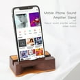 Abody Mobile Phone Sound Amplifier Stand Wooden Cell Phone Stand with