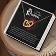 thumbnail image 4 of To My Beautiful Queen You Are My Best Friend Inseparable Necklace, 4 of 7